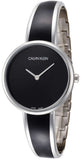 Calvin Klein Seduce Black Dial Two Tone Steel Strap Watch for Women - K4E2N111 Authentic Buy Shop Now