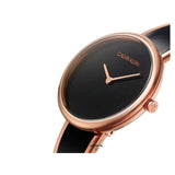 Calvin Klein Seduce Black Dial Two Tone Steel Strap Watch for Women - K4E2N611 Authentic Buy Shop Now