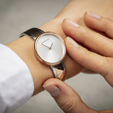 Calvin Klein Seduce Silver Dial Two Tone Steel Strap Watch for Women - K4E2N61X Authentic Buy Shop Now