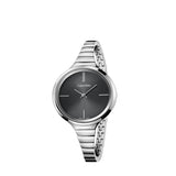 Calvin Klein Lively Black Dial Silver Steel Strap Watch for Women - K4U23121 Authentic Buy Shop Now