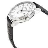 Calvin Klein Infinity Silver Dial Black Leather Strap Watch for Men - K5S341C6 Authentic Buy Shop Now