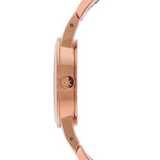 Calvin Klein Snake Silver Dial Rose Gold Steel Strap Watch For Women - K6E23646 Authentic Buy Shop Now