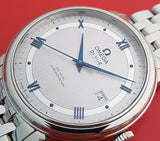 Omega De Ville Prestige Co-Axial Rhodium Silver Dial Silver Steel Strap Watch for Men - 424.10.40.20.02.001 Authentic Buy Shop Now