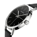Calvin Klein Evan Black Dial Black Leather Strap Watch for Men - K7B211CZ Authentic Buy Shop Now