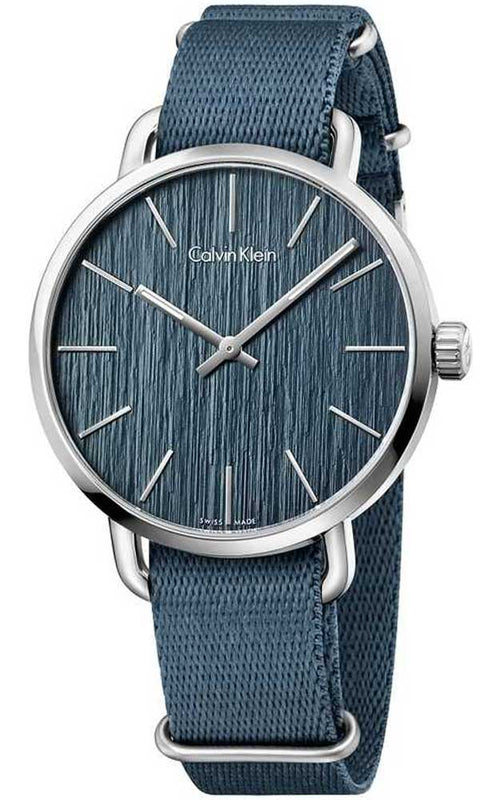 Calvin Klein Even Green Dial Green NATO Strap Watch for Men - K7B211WL Authentic Buy Shop Now
