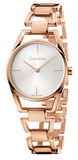 Calvin Klein Stately White Dial Rose Gold Steel Strap Watch for Women - K3G23626 Authentic Buy Shop Now