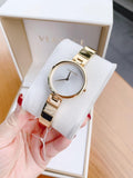 Calvin Klein Authentic Silver Dial Gold Steel Strap Watch for Women - K8G23546 Authentic Buy Shop Now