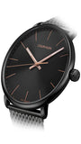 Calvin Klein High Noon Quartz Black Dial Black Mesh Bracelet Watch for Men - K8M21421 Authentic Buy Shop Now