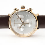 Calvin Klein High Noon Silver Dial Brown Leather Strap Watch for Men - K8M276G6 Authentic Buy Shop Now