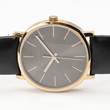 Calvin Klein Posh Black Dial Black Leather Strap Watch for Men - K8Q316C3 Authentic Buy Shop Now
