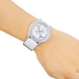 Guess G Twist Quartz White Dial White Silicone Strap Watch For Women - W0911L1 Authentic Buy Shop Now
