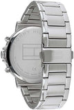 Tommy Hilfiger Chronograph Grey Dial Silver Steel Strap Watch for Men - 1710382 Authentic Buy Shop Now