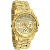 Michael Kors Runway Gold Dial Gold Steel Strap Watch for Women - MK5826 Authentic Buy Shop Now