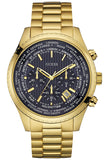 Guess Multifunction Black Dial Gold Steel Strap Watch for Men - W0602G1 Authentic Buy Shop Now