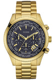Guess Multifunction Black Dial Gold Steel Strap Watch for Men - W0602G1 Authentic Buy Shop Now