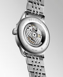 Longines Record Automatic Stainless Steel 40mm Watch for Men - L2.821.4.11.6 Authentic Buy Shop Now