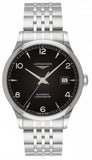 Longines Record Black Dial Automatic Stainless Steel 40mm Watch for Men - L2.821.4.56.6 Authentic Buy Shop Now