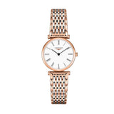 Longines La Grande Classique De Longines White Dial Two Tone Mesh Bracelet Watch for Women - L4.209.1.91.7 Authentic Buy Shop Now