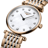 Longines La Grande Classique De Longines Diamonds Mother of Pearl Dial Two Tone Mesh Bracelet Watch for Women - L4.209.1.97.7 Authentic Buy Shop Now