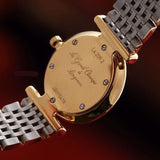 Longines La Grande Classique White Dial Two Tone Mesh Bracelet Watch for Women - L4.209.2.12.7 Authentic Buy Shop Now