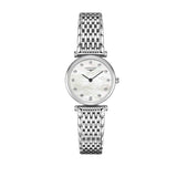 Longines La Grande Classique Diamonds White Dial Silver Steel Strap Watch for Women - L4.209.4.87.6 Authentic Buy Shop Now