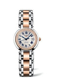 Longines PrimaLuna Automatic Diamond 26.5mm Silver Dial Two Tone Steel Strap Watch for Women - L8.111.5.79.6 Authentic Buy Shop Now