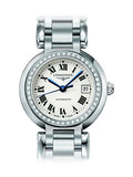 Longines PrimaLuna 26.5mm Automatic Stainless Steel Watch for Women - L8.111.0.71.6 Authentic Buy Shop Now