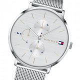 Tommy Hilfiger Jenna Quartz Silver Dial Silver Mesh Bracelet Watch For Women - 1781942 Authentic Buy Shop Now