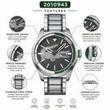Lacoste Capbreton Gray Dial Two Tone Steel Strap Watch for Men - 2010943 Authentic Buy Shop Now