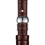 Tissot Le Locle Automatic Lady Silver Dial Brown Leather Strap Watch For Women - T41.1.113.77 Authentic Buy Shop Now