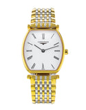 Longines La Grande Classique de Longines Tonneau 22 Gold Watch for Women - L4.205.2.11.7 Authentic Buy Shop Now