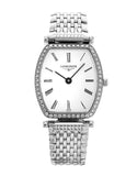 Longines La Grande Classique de Longines Tonneau 22 Diamond Watch for Women - L4.288.0.11.6 Authentic Buy Shop Now