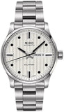 Mido Multifort Automatic Silver Dial Silver Steel Strap Watch For Men - M005.430.11.031.80 Authentic Buy Shop Now