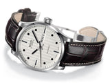 Mido Multifort Automatic Silver Dial Black Leather Strap Watch For Men - M005.430.16.031.80 Authentic Buy Shop Now