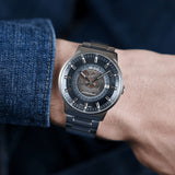 Mido Commander Automatic Gradient Black Dial Silver Steel Strap Watch For Men - M021.407.11.411.00 Authentic Buy Shop Now
