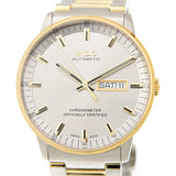 Mido Commander II Automatic Chronometer Silver Dial Two Tone Steel Strap Watch For Men - M021.431.22.071.00 Authentic Buy Shop Now