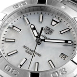 Tag Heuer Aquaracer White Mother of Pearl Dial Watch for Women - WBD1311.BA0740 Authentic Buy Shop Now