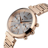 Hugo Boss Flawless Quartz White Dial Gold Steel Strap Watch for Women -1502531 Authentic Buy Shop Now