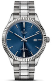 Tudor Style Automatic Blue Dial Silver Steel Strap Watch for Men - M12710-0013 Authentic Buy Shop Now