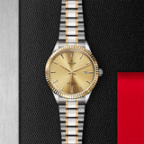 Tudor Style Automatic Gold Dial Two Tone Steel Strap Watch for Men - M12713-0001 Authentic Buy Shop Now