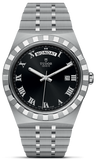 Tudor Royal Automatic Black Dial Silver Steel Strap Watch for Men - M28600-0003 Authentic Buy Shop Now