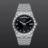 Tudor Royal Automatic Diamonds Black Dial Silver Steel Strap Watch for Men - M28600-0004 Authentic Buy Shop Now