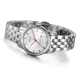 Mido Baroncelli III Automatic Silver Dial Silver Steel Strap Watch For Women - M7600.4.10.1 Authentic Buy Shop Now