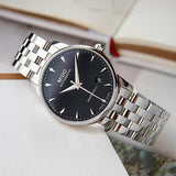Mido Baroncelli Ii Automatic Black Dial Silver Steel Strap Watch For Men - M8600.4.18.1 Authentic Buy Shop Now