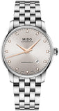Mido Baroncelli III Automatic Silver Dial Silver Steel Strap Watch For Men - M8600.4.67.1 Authentic Buy Shop Now