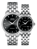 Mido Baroncelli Ii Automatic Black Dial Silver Steel Strap Watch For Men - M8600.4.18.1 Authentic Buy Shop Now