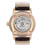 Mido Baroncelli III Automatic Grey Dial Black Leather Strap Watch For Men - M8600.3.13.4 Authentic Buy Shop Now