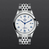Tudor 1926 Automatic White Dial Silver Steel Strap Watch for Men - M91650-0005 Authentic Buy Shop Now
