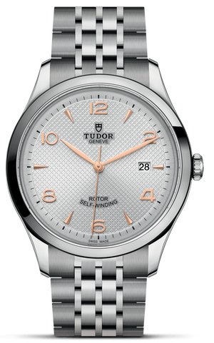 Tudor 1926 Automatic Silver Dial Silver Steel Strap Watch for Men - M91650-0001 Authentic Buy Shop Now