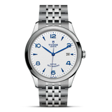 Tudor 1926 Automatic White Dial Silver Steel Strap Watch for Men - M91650-0005 Authentic Buy Shop Now